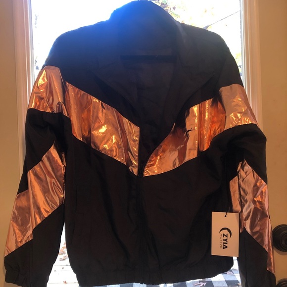 NWT Rose Gold athletic Jacket - Picture 2 of 4